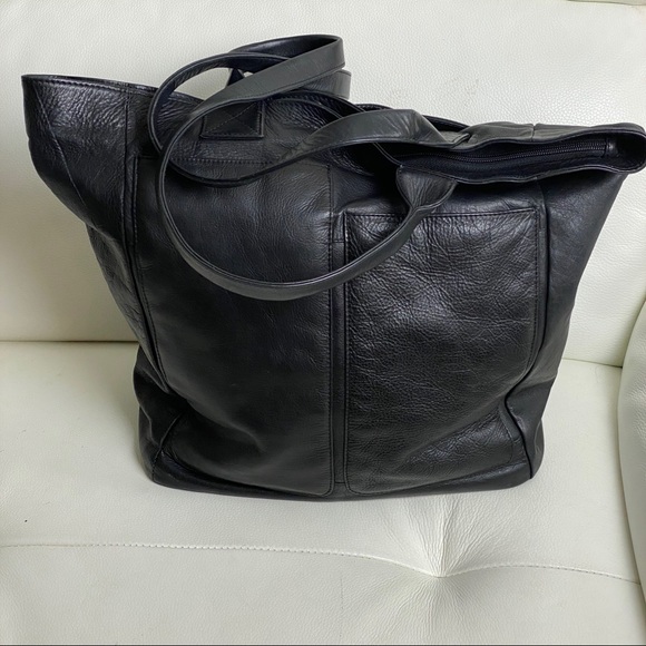 WINN INTERNATIONAL LEATHER TOTE - Picture 1 of 7